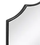 Exquisite Arched Mirror Centerpiece – Black Frame Detail 2